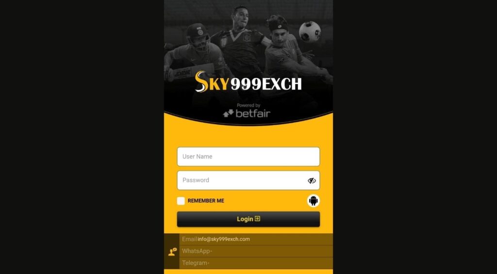 Sky99exch Com Login